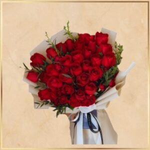 50 Red Roses Bouquet