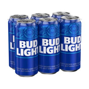 Beer Bud Light Can 6 Pack