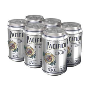 Beer Pacifico Light Can 335 ml 6 Pack