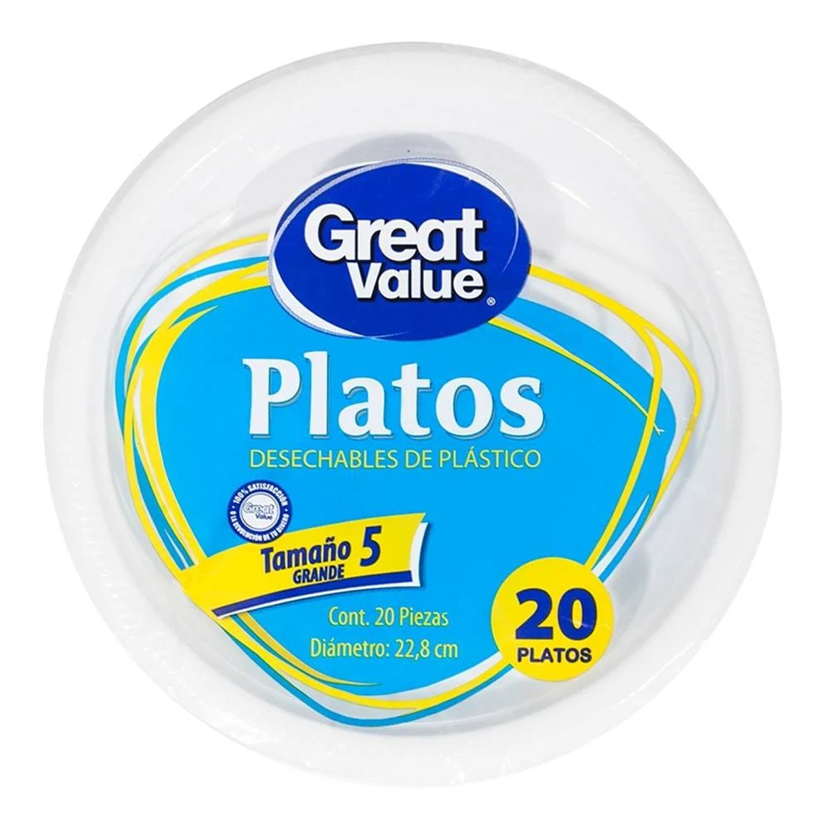 Plastic Plates c/20